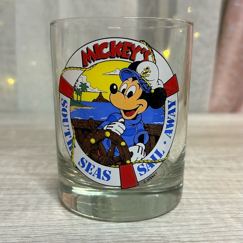Mickey’s South Seas Sails Away Glass